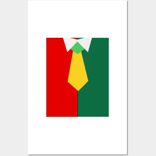 Colourful Tie Posters and Art